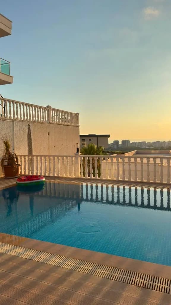 Wynajem willi 3+1 — Alanya Kargıcak — terrace sunset