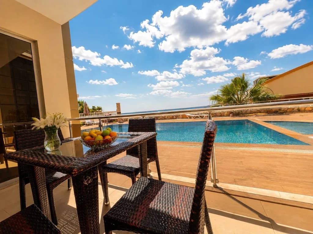 Location villa 5+1 — Alanya Kargıcak — pool terrace sea