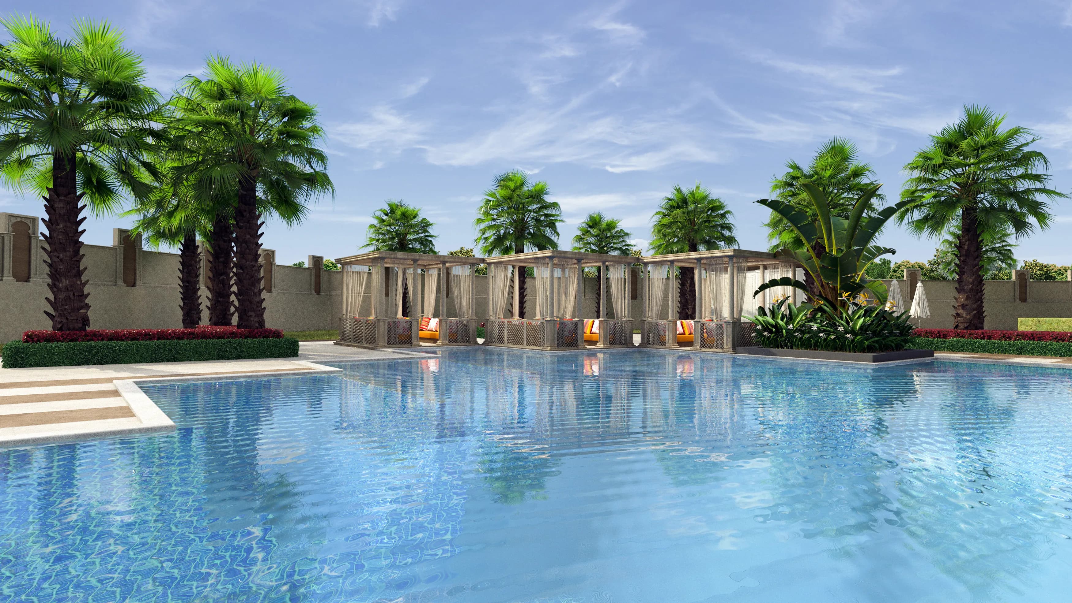 BestHome 44 Gardenia — pool cabanas